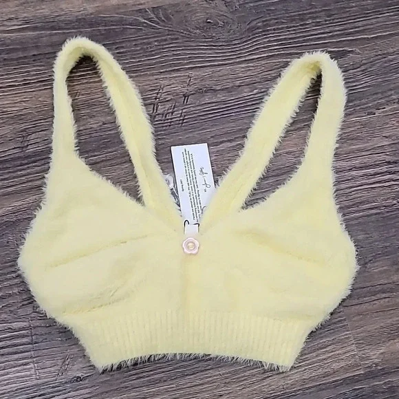 FOR Love & Lemons Fuzzy Sleeveless crop top - Picture 10 of 11